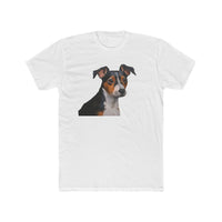 Teddy Roosevelt Terrier - Men's Fitted Cotton Crew Tee