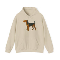 Airedale Terrier #2 - Unisex 50/50 Hooded Sweatshirt