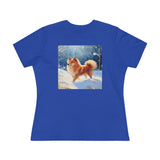 Finnish Spitz - Women's Relaxed Fit Cotton Tee