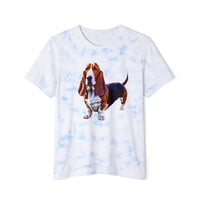 Basset Hound  --  Unisex  Fashion Tie-Dyed T-Shirt