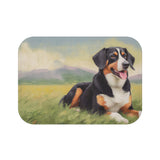 Entlebucher Mountain Dog Bathroom Rug  Mat