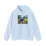 Bluetick Coonhound -- Unisex 50/50 Hooded Sweatshirt