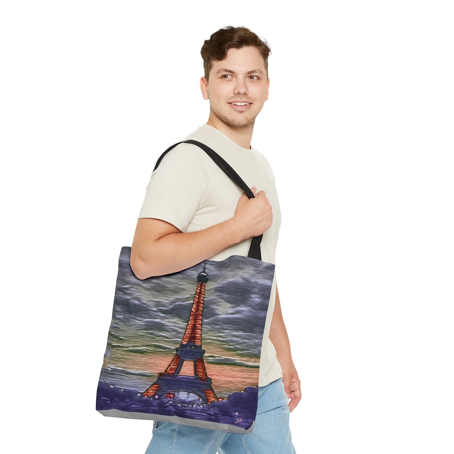 'Eiffel Tower Sunset' Tote Bag