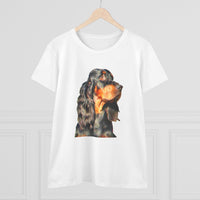 Gordon Setter 'Angus' Women's Midweight Cotton Tee