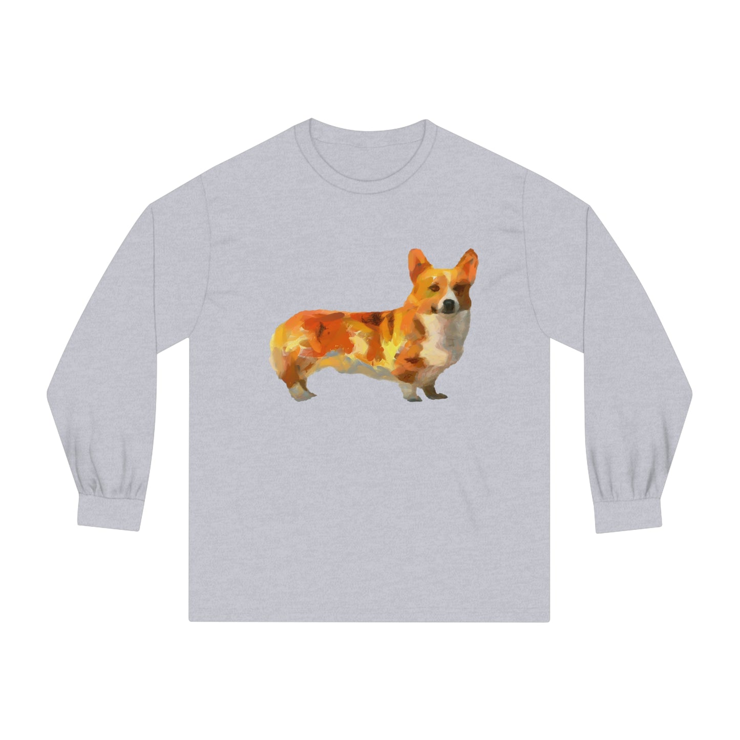 Exquisite Pembroke Welsh Corgi Classic Cotton Long Sleeve T-Shirt