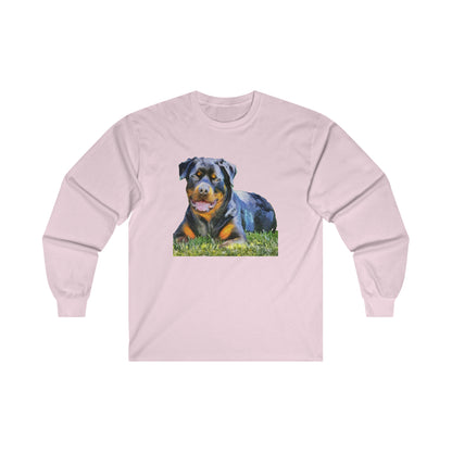 Rottweiler 'Lina' Unisex Cotton Long Sleeve Tee