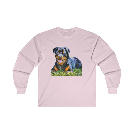 Rottweiler 'Lina' Unisex Cotton Long Sleeve Tee