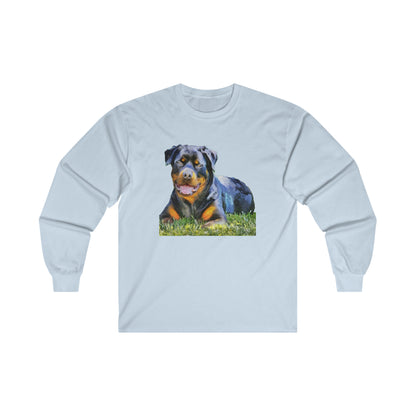 Rottweiler 'Lina' Unisex Cotton Long Sleeve Tee