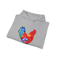 Rooster 'Craw' Unisex 50/50 Hoodie: Your Cozy Companion