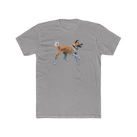 Korean Jindo Men's Fitted Cotton Crew Tee