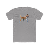 Korean Jindo Men's Fitted Cotton Crew Tee