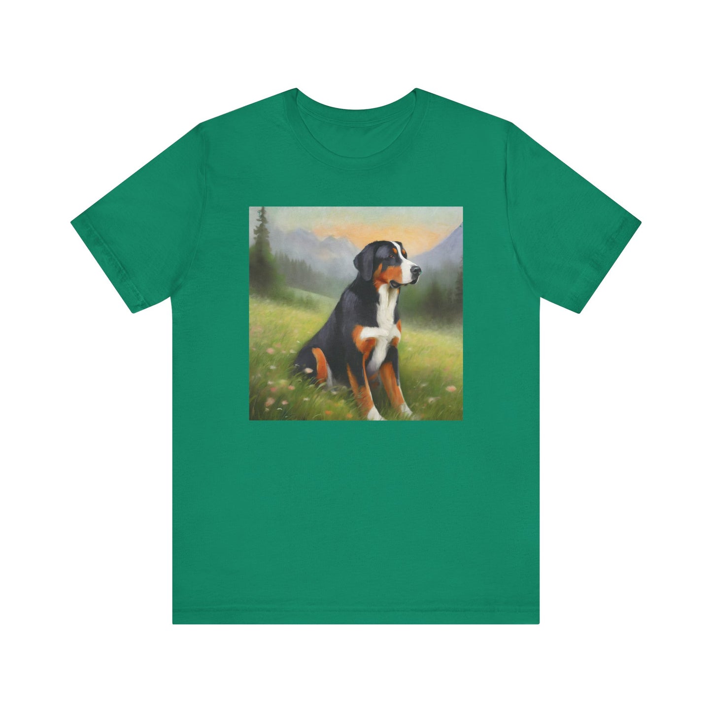 Greater Swiss Mountain Dog Unisex Jersey Short Sleeve Tee