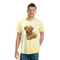 Golden Retriever Puppy - Unisex Tie-Dye Tee, Cyclone