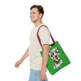 Dalmatian Spun Polyester Tote Bag (AOP)