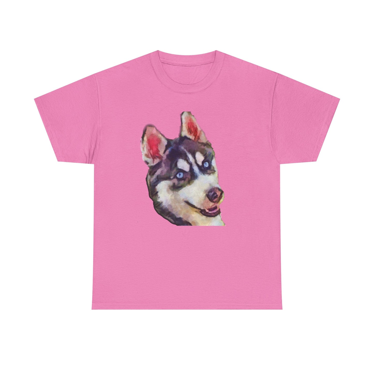 Siberian Husky 'Iditarod' Unisex Heavy Cotton Tee