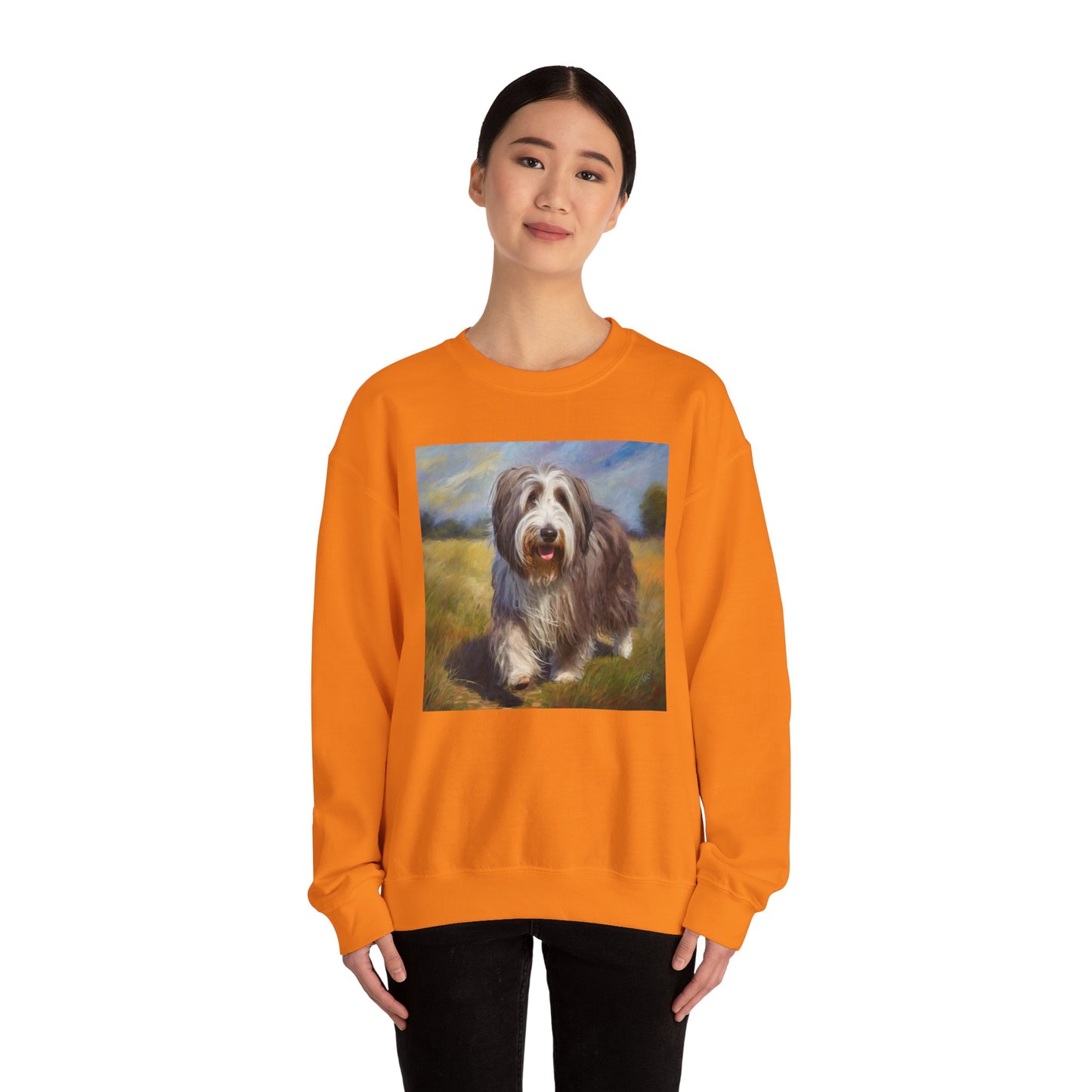 Bearded Collie Charm Crewneck Sweatshirt
