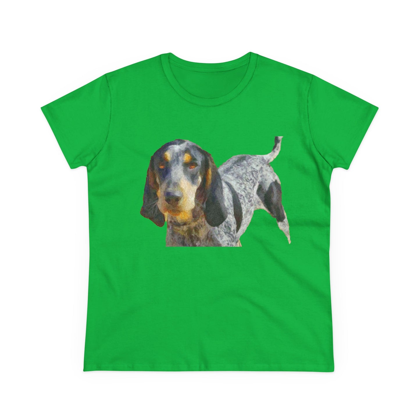 Bluetick Coonhound Women's Midweight Cotton Tee