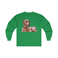 Rhodesian Ridgeback 'Thor' Unisex Cotton Long Sleeve Tee