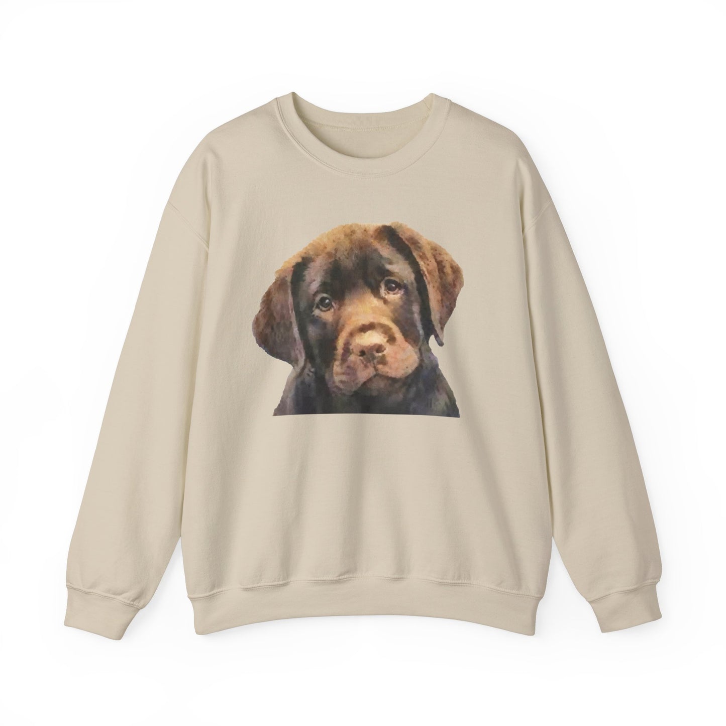 Chocolate Labrador Retriever Puppy Unisex Crewneck Sweatshirt