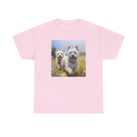 Cairn Terriers  -  Unisex Heavy Cotton Tee