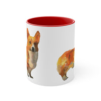 Pembroke Welsh Corgi Accent Coffee Mug, 11oz