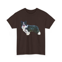 Border Collie '#1'  -  Unisex Heavy Cotton Tee