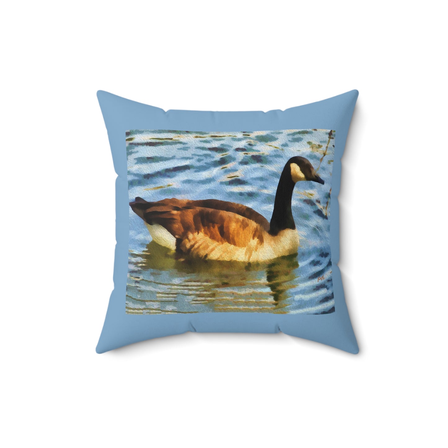 Canadian Goose Spun Polyester Throw Pillow