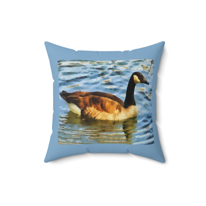 Canadian Goose Spun Polyester Throw Pillow