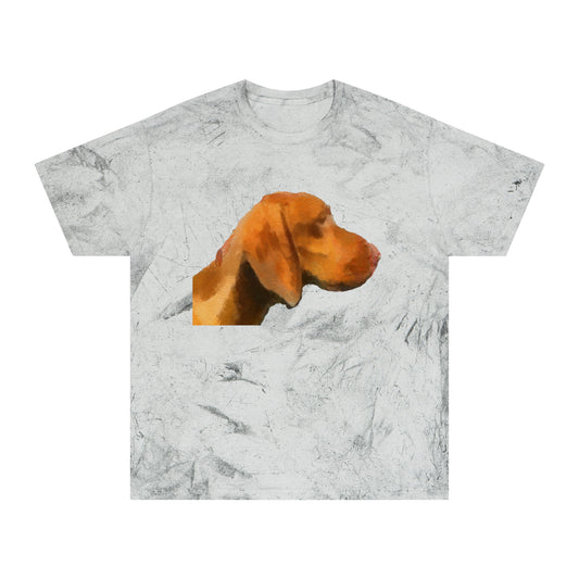 Hungarian Vizsla 'Bela' Unisex Cotton  -  Color Blast T-Shirt