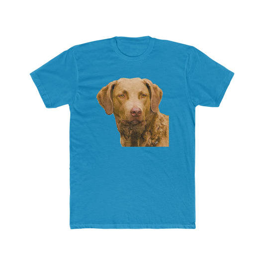 Chesapeake Bay Retriever Men's Fitted Cotton Crew Tee