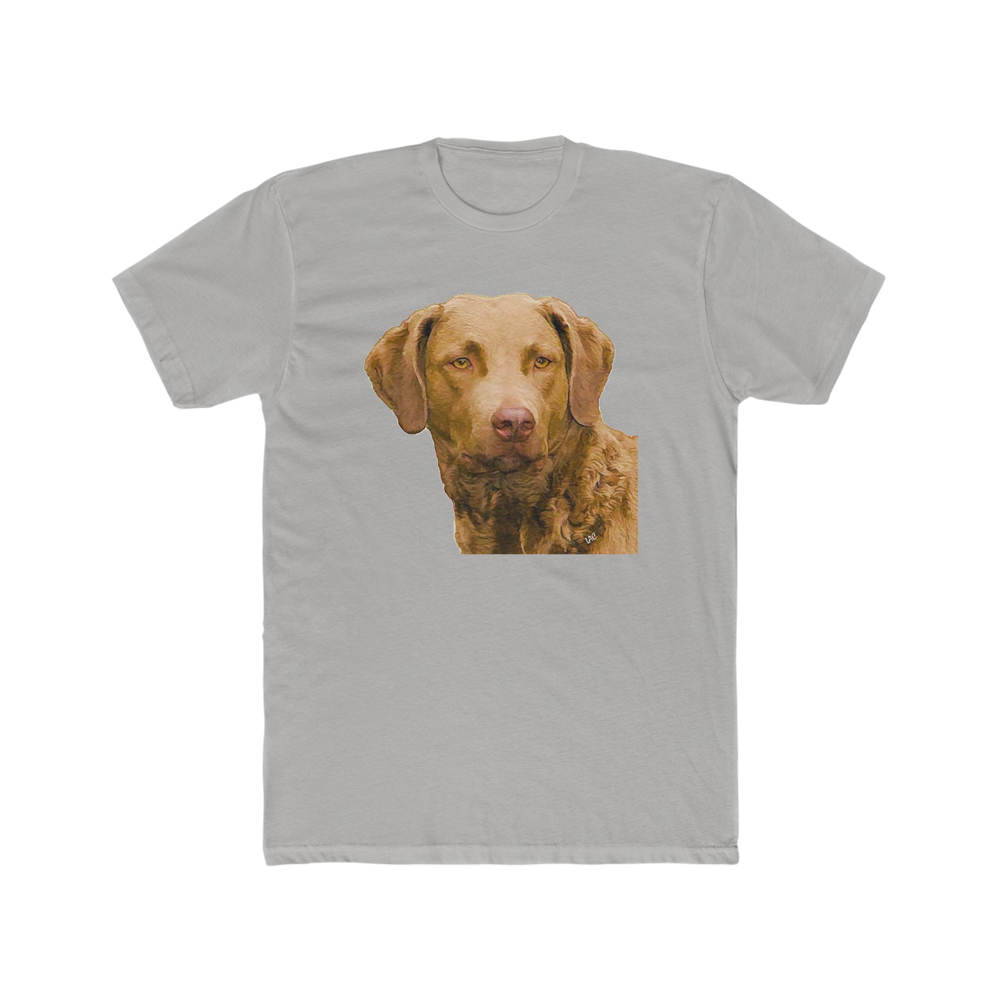 Chesapeake Bay Retriever Men's Fitted Cotton Crew Tee