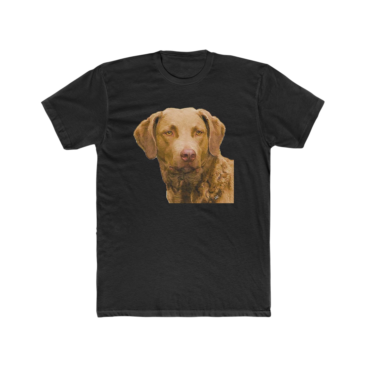 Chesapeake Bay Retriever Men's Fitted Cotton Crew Tee