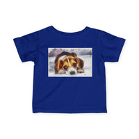 Beagle '#1' - Adorable Infant Fine Jersey Tee