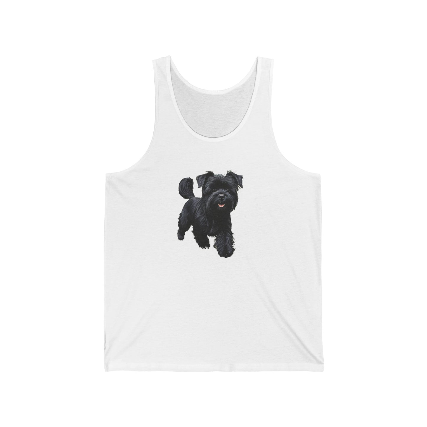 Affenspinscher Unisex Jersey Tank Top: Celebrate Your Monkey Dog Love