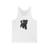 Affenspinscher Unisex Jersey Tank Top: Celebrate Your Monkey Dog Love