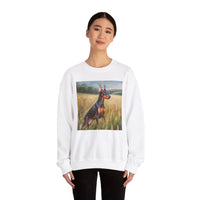 German Pinscher 50/50 Crewneck Sweatshirt