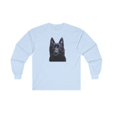 Schipperke #2  --  Unisex Classic Cotton Long Sleeve Tee