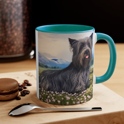 Skye Terrier 11oz Ceramic Accent Mug