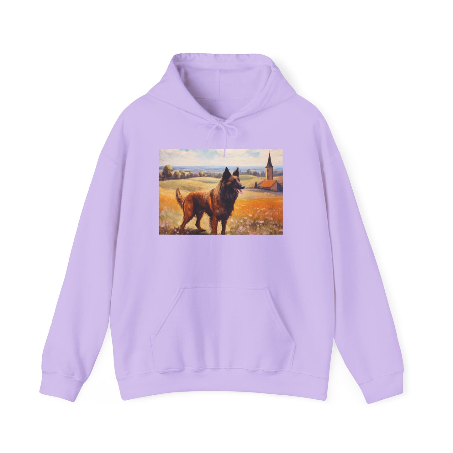 Belgian Tervuren Unisex 50/50 Hooded Sweatshirt