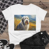 Old English Sheepdog Women's Midweight Cotton Tee