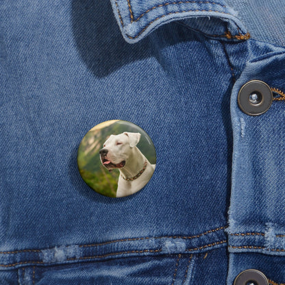 Dogo Argentino Pinback Buttons