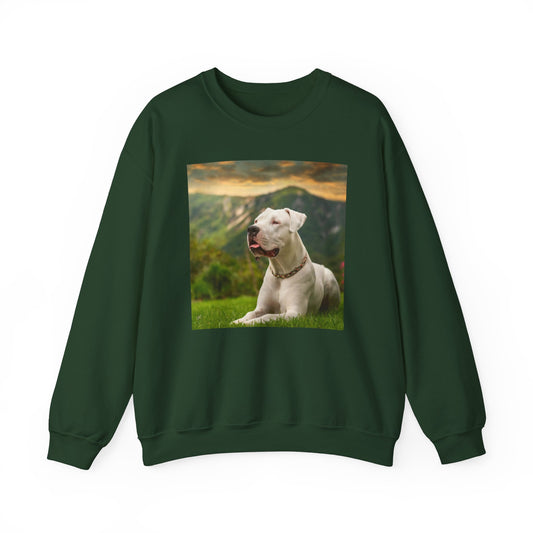 Dogo Argentino 50/50 Crewneck Sweatshirt