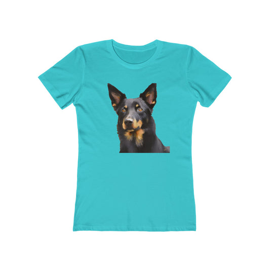 Australian Kelpie Women's Slim Fitted Ringspun Cotton Tee