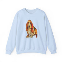 Basset Hound  'Lautrec'  Unisex  Crewneck Sweatshirt