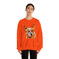 Red Heeler - Australian Cattle Dog - Unisex 50/50 Crewneck Sweatshirt