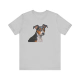 Teddy Roosevelt Terrier Unisex Jersey Short Sleeve Tee