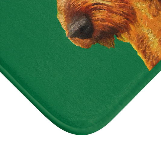 Irish Terrier Bath Mat: Cozy Comfort for Your Feet