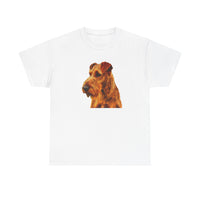 Irish Terrier 'Jocko' Unisex Heavy Cotton Tee