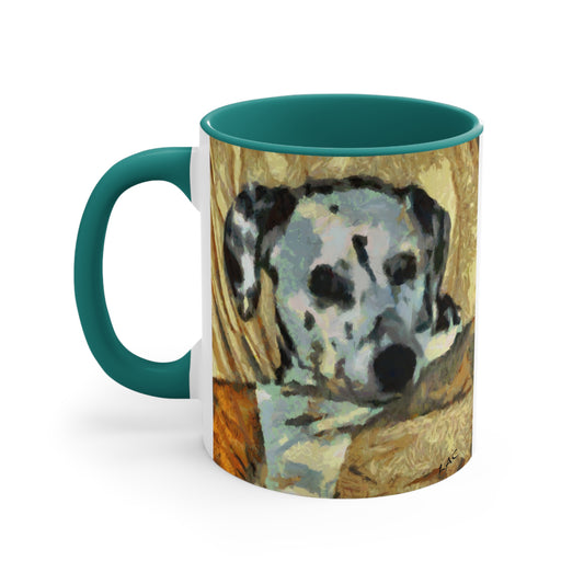 Dalmatian - Spots of Picasso 11oz Ceramic Accent Mug