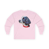 English Cocker Spaniel 'Tango' Unisex Cotton Long Sleeve Tee